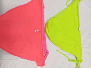 Braguitas Bikini Fluorescentes Talla 40