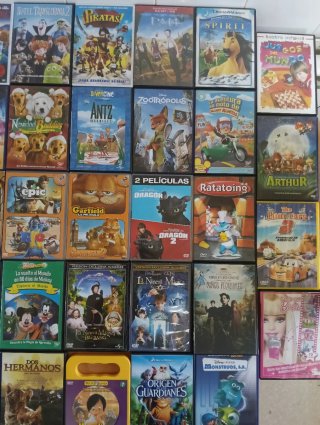 Oferta lote películas animadas disney dvd pack