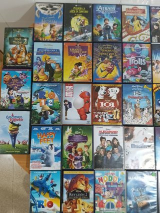 Oferta lote películas animadas disney dvd pack
