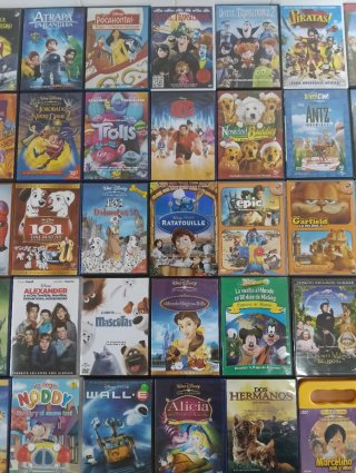 Oferta lote películas animadas disney dvd pack