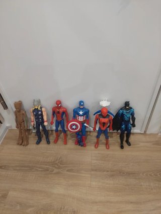 Lote Figuras Superhéroes Marvel y DC