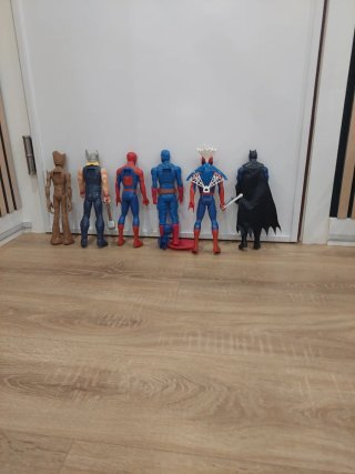 Lote Figuras Superhéroes Marvel y DC
