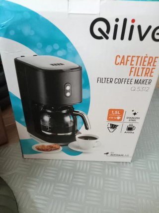 Cafetera Qilive Filtro 1.5L