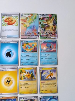 Lote Cartas Pokémon: Varios Pokémon y Energía