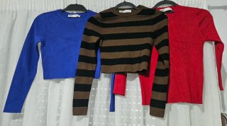 Camisetas Zara Manga Larga