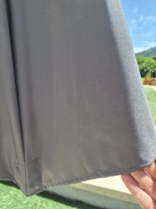 Sombrilla de jardín gris