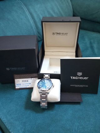 TAG Heuer Aquaracer 43mm Azul/Plata