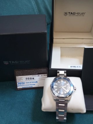 TAG Heuer Aquaracer 43mm Azul/Plata