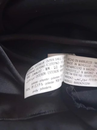 Top Zara Satén Negro Talla S