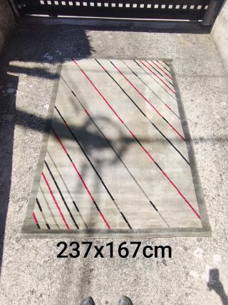 Alfombra diseño rayas 237x167cm