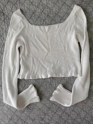 Camiseta manga larga blanca