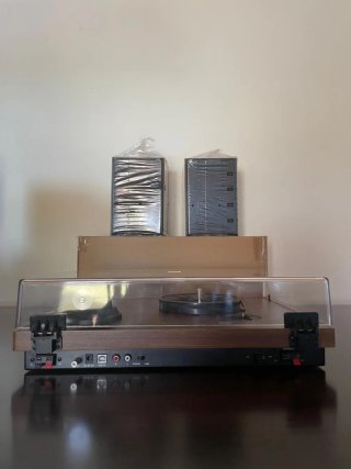 Tocadiscos Udreamer Bluetooth Marrón/Negro
