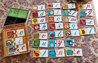Puzzle Dominó Alfabet Educa