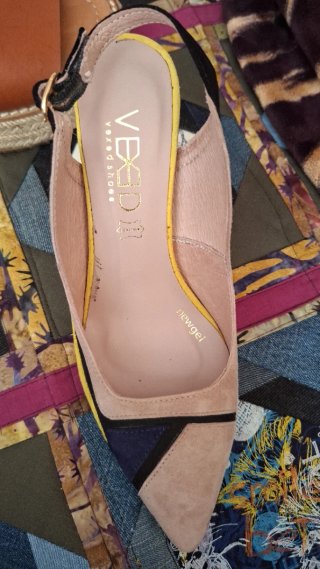 Zapatos VBAD Mujer Talla 38 Slingback Rosa