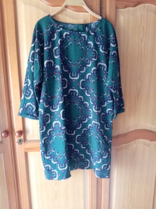 Vestido Pepe Jeans verde estampado talla S