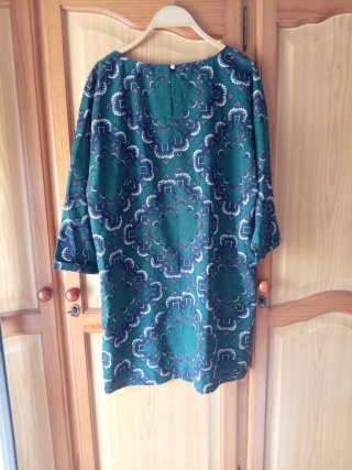 Vestido Pepe Jeans verde estampado talla S