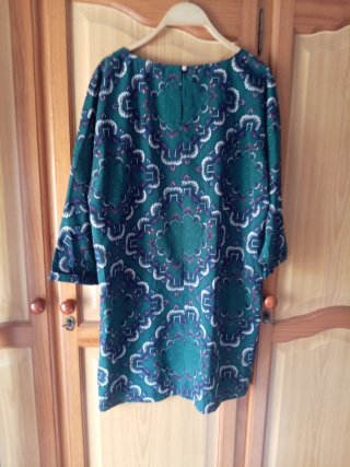 Vestido Pepe Jeans verde estampado talla S