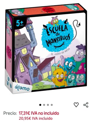 Juego de mesa Escuela de Monstruos