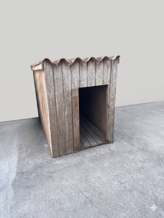 Caseta madera iroko ovejas/perros