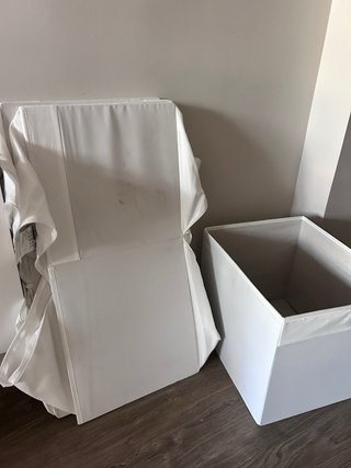 Pack 5 cajas DRÖNA Ikea blanca 33x38x33 cm