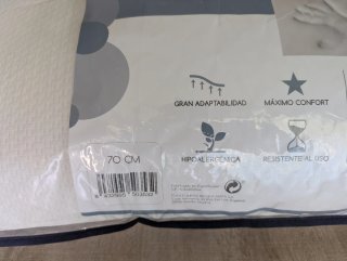 Almohada Flex Visco Copos 70cm Nueva