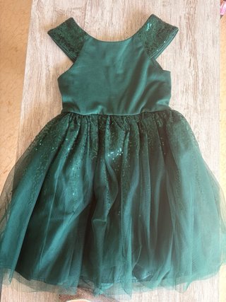 Vestido de fiesta lentejuelas y bailarinas