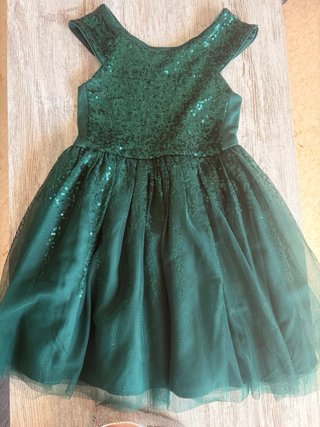 Vestido de fiesta lentejuelas y bailarinas