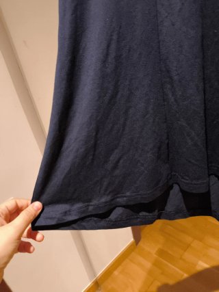 Camiseta-vestido azul marino Talla XL