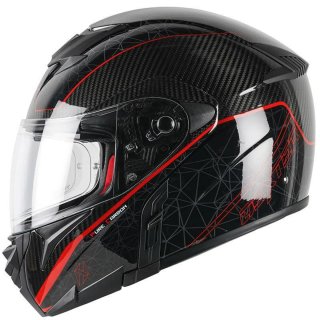 Casco Modular Fibra Carbono