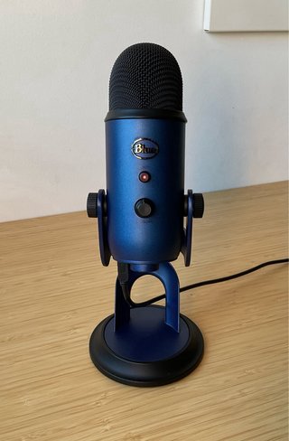Micrófono Blue Yeti Midnight Blue USB con Soporte