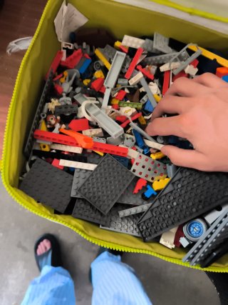 Lote grande de piezas LEGO