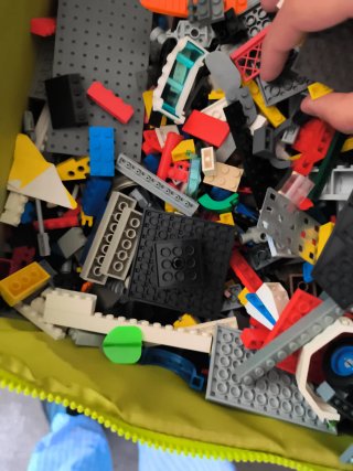 Lote grande de piezas LEGO