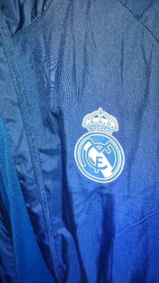Cortavientos Real Madrid Adidas Negro