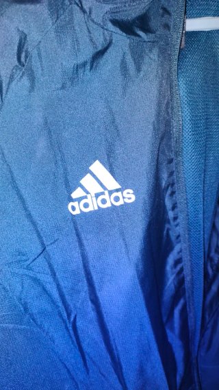 Cortavientos Real Madrid Adidas Negro