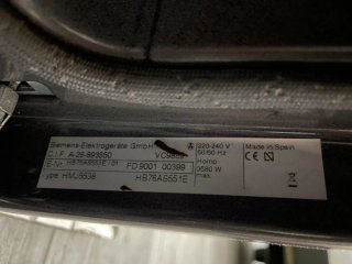 Horno Siemens HB76AS551E/01 para despiece