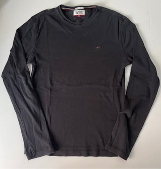 Camiseta Tommy Hilfiger Denim Manga Larga Negra Ta