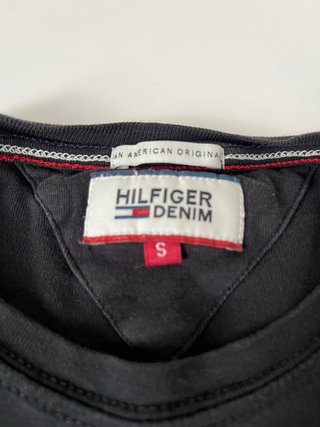 Camiseta Tommy Hilfiger Denim Manga Larga Negra Ta