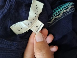 Vestido Lovestitch Azul Longo. Tamanho S/M