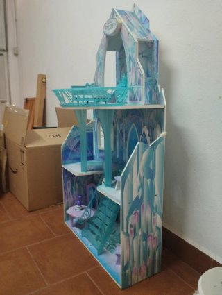 Casa Muñecas Frozen Castillo Hielo