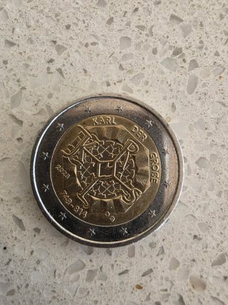 Moneda 2 Euros Karl Der Grosse 2023