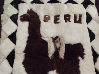 Alfombra de lana de alpaca PERU