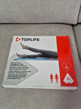 Pesas Tobillo y Muñeca Toplife 1kg x2