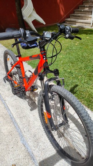 Bicicleta B'Twin Rockrider 500 Naranja