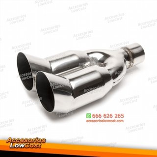 Tubo de escape TA Technix acero inoxidable univer