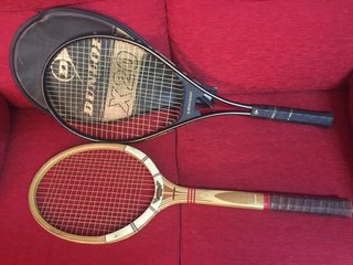 Lote 2 raquetas tenis Dunlop X20 y Maxply