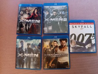 Blue ray disc X-Men y Skyfall 007