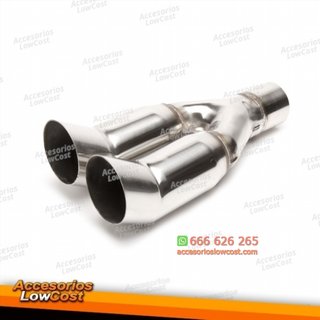 Tubo de escape TA Technix acero inoxidable univer