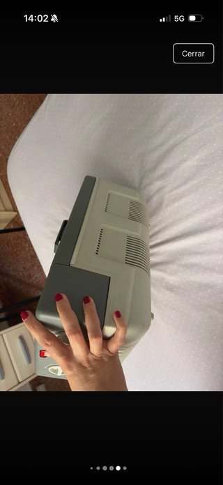 Freidora sin usar con plásticos