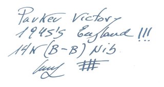 Penna stilografica Parker Victory 1945 Pluma UK