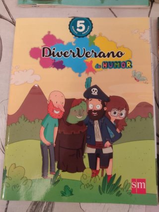 Cuaderno de 5 Primaria repaso curso en vacaciones